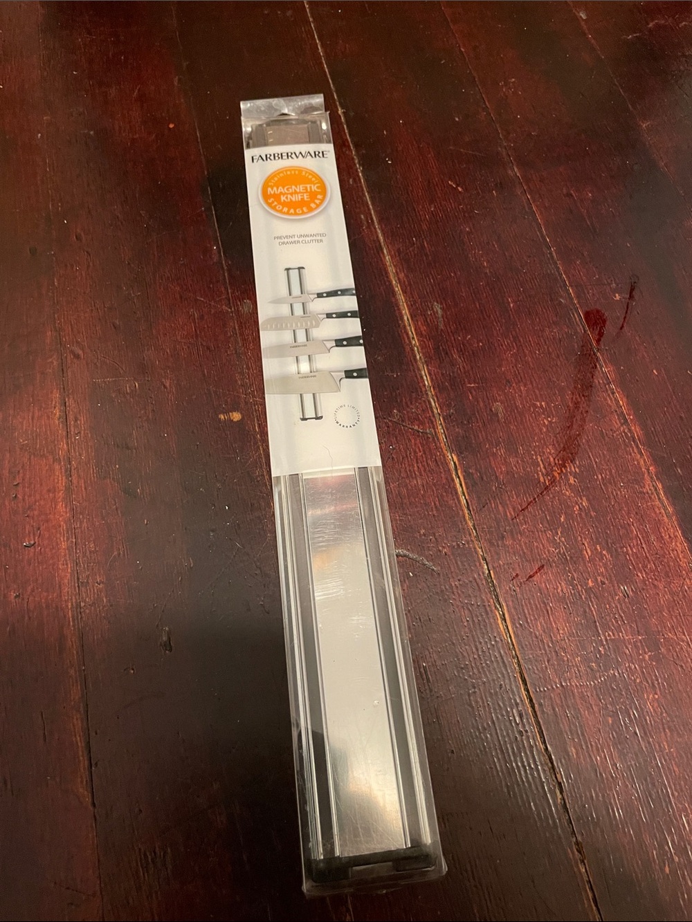 Farberware Magnetic Knife Bar - Silver Finish